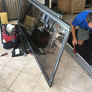 sliding glass door frame repair Monrovia